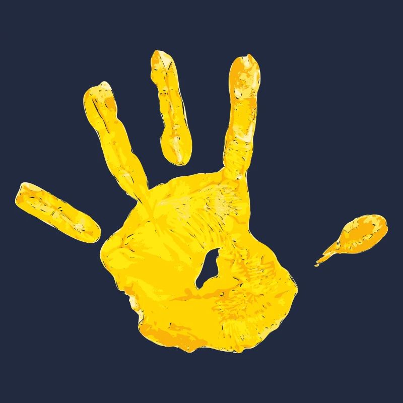 hand yellow