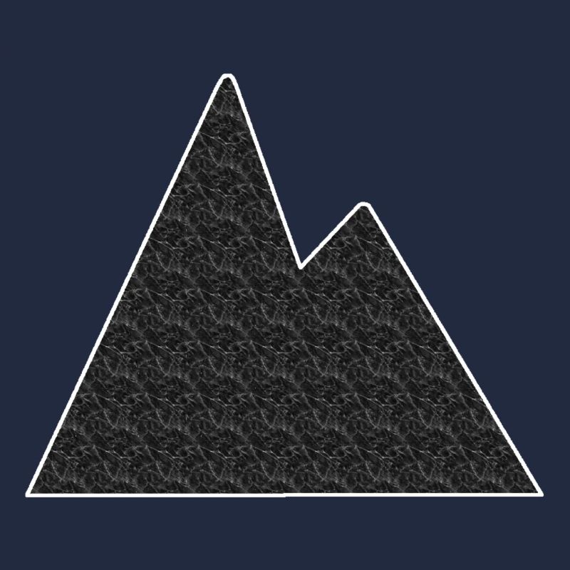 Minimalist mountain range