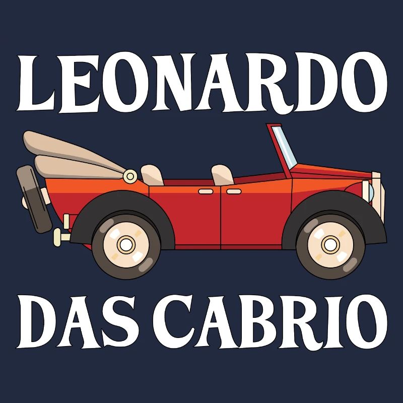 Leonardo das Cabrio lustig Geschenk