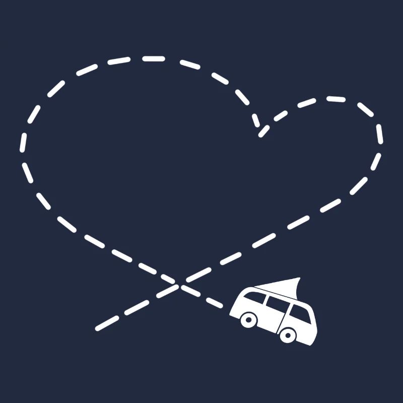 Camper love Van Camping Herz