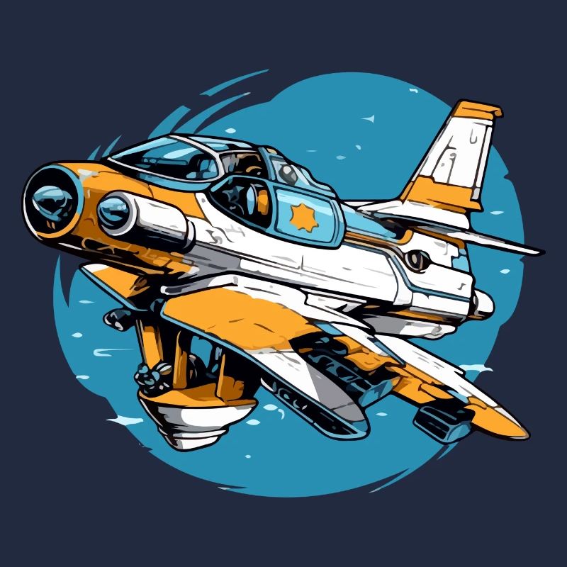 Wütendes Vulkanflugzeug