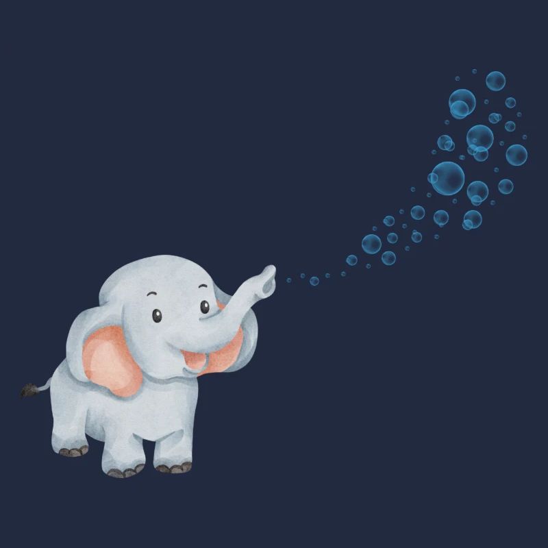 Blubbernder Elefant