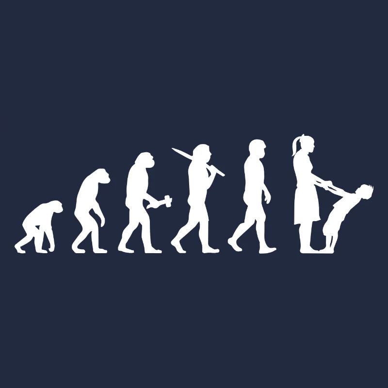 Erzieherin Erzieher Evolution Pädagoge Geschenk