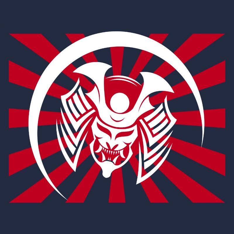 Samurai Samuraimaske Kriegermaske Oni Maske