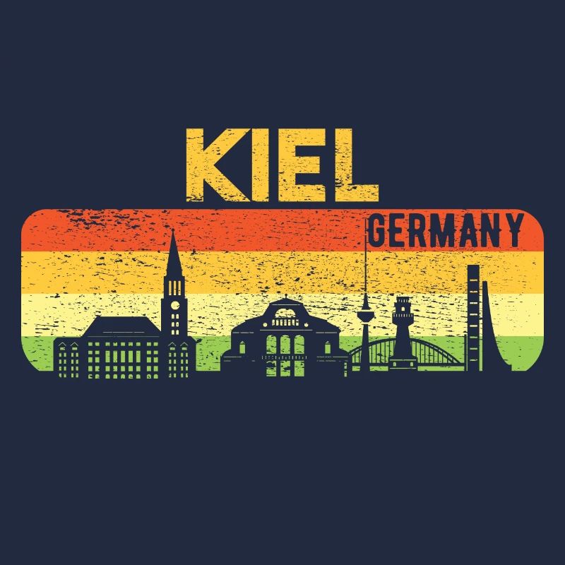 Kiel Skyline Kiel Gift