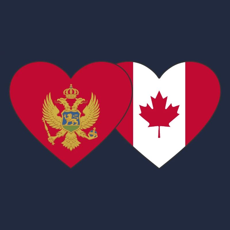 Monténégro Drapeau du Canada