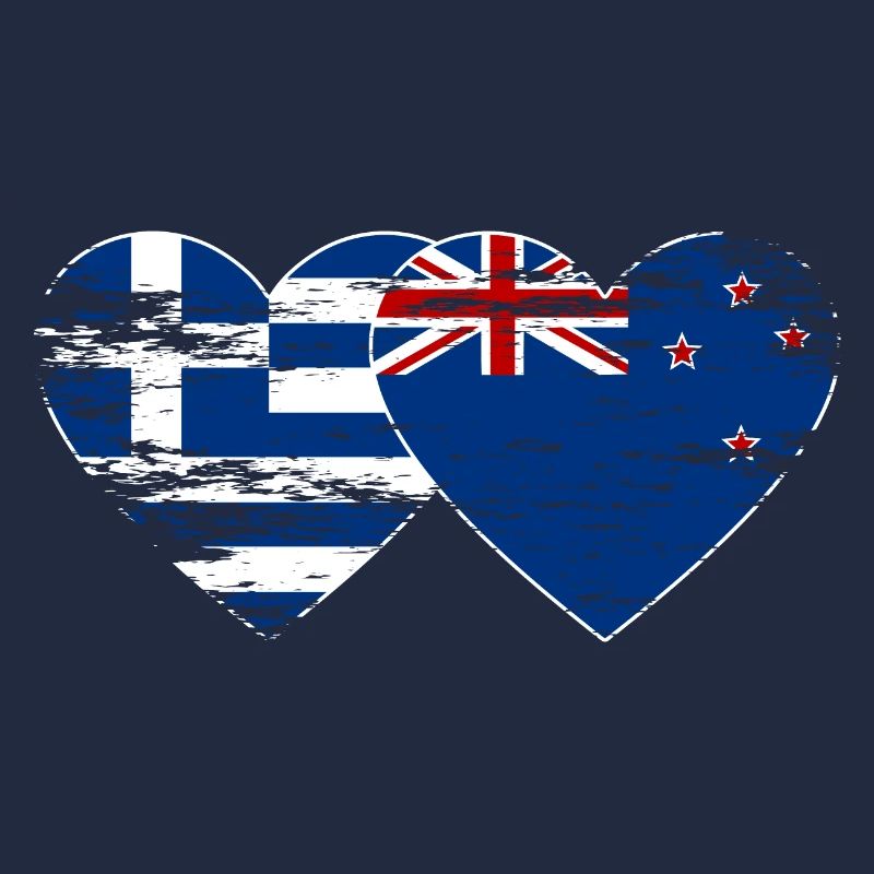 Grèce Drapeau néo-zélandais utilisé