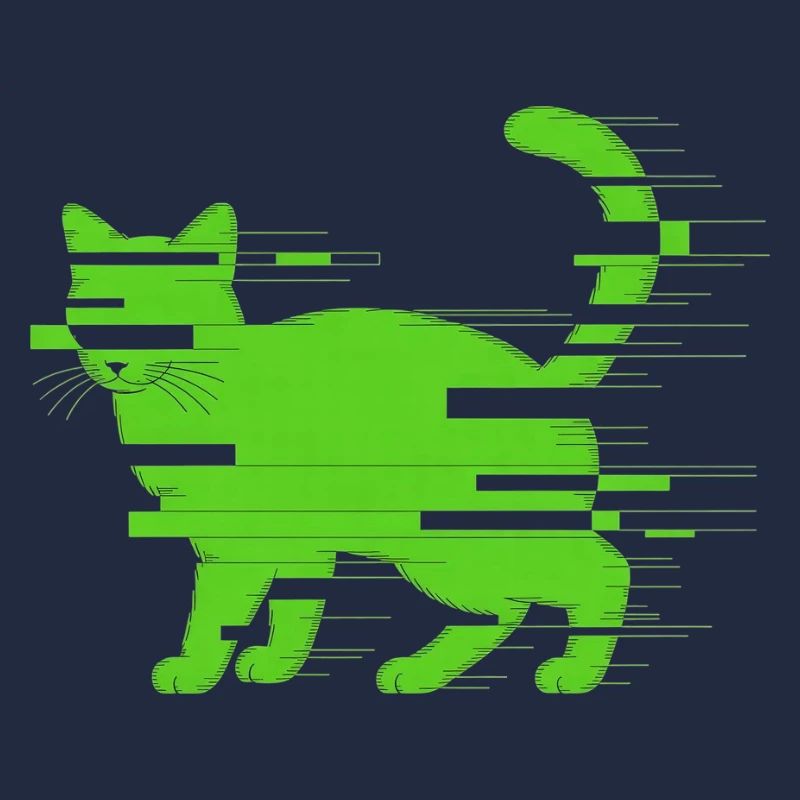 Glitch Katze