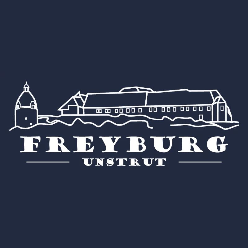 Freyburg / Unstrut mit Schloss Neuenburg