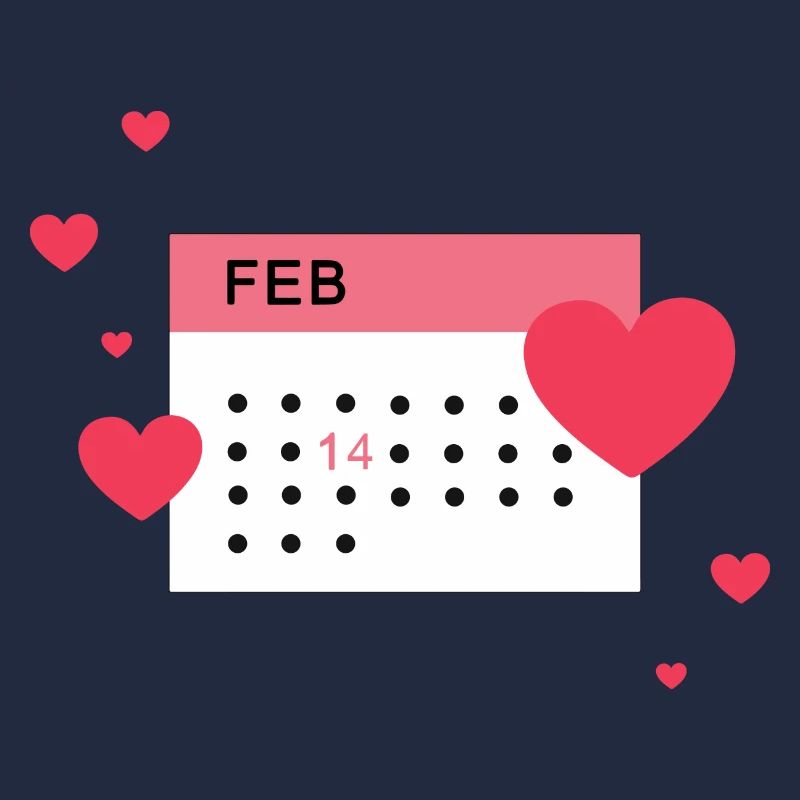 Kalender 14 Multiple Heart