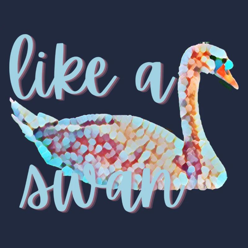 Comme un cygne - beau et libre