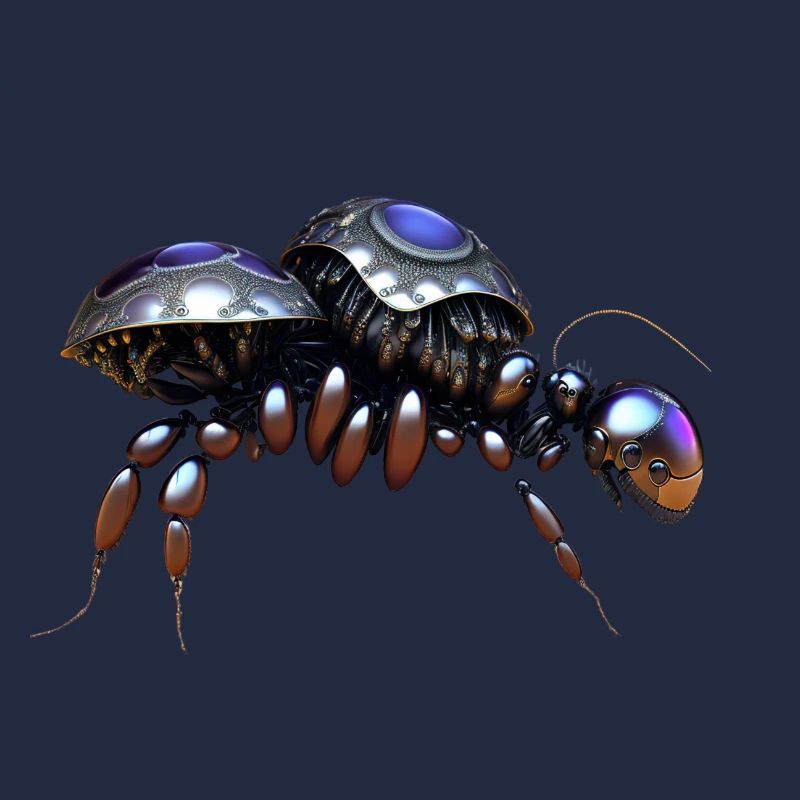 Dicker Roboter Kaefer