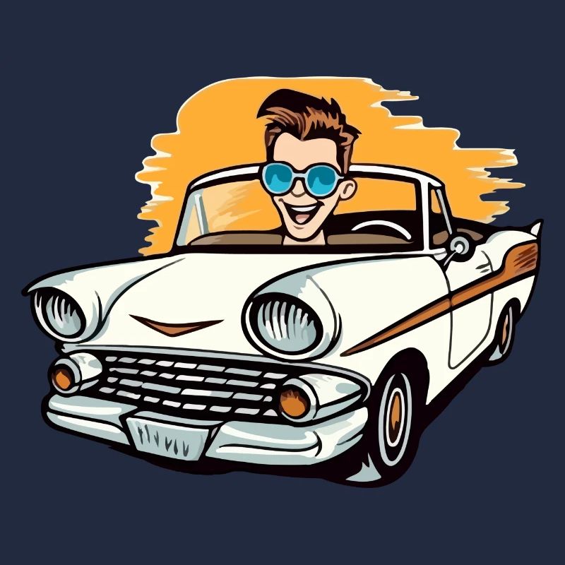 Clément im Cabrio