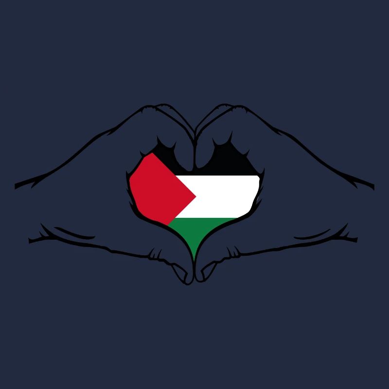Drapeau de la Palestine Aiguilles Forme De Coeur