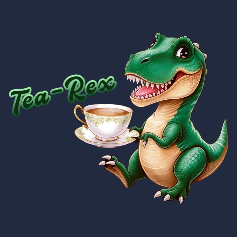 Tea-Rex |T-Rex | Rex | Dinosaurier | Wortspiel