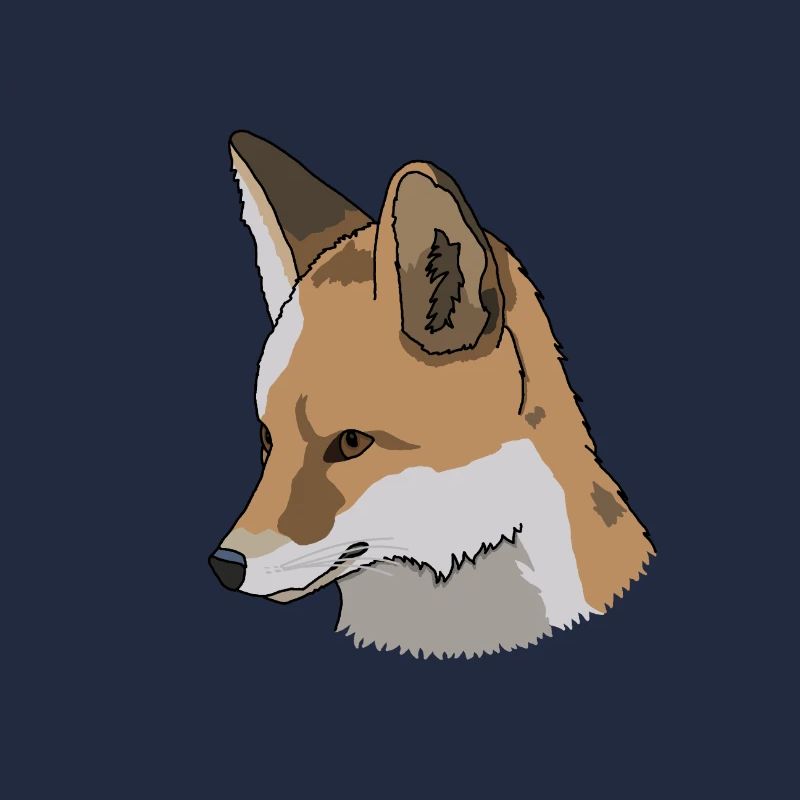 Fuchs, Zeichnung, Geschenkidee