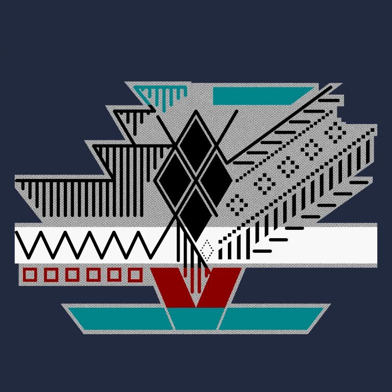Konon geometryczny sweter kononowicz / kononowicza