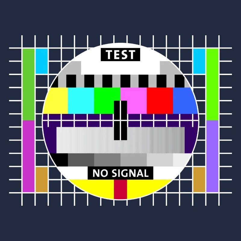 Test image test card status no signal screen display