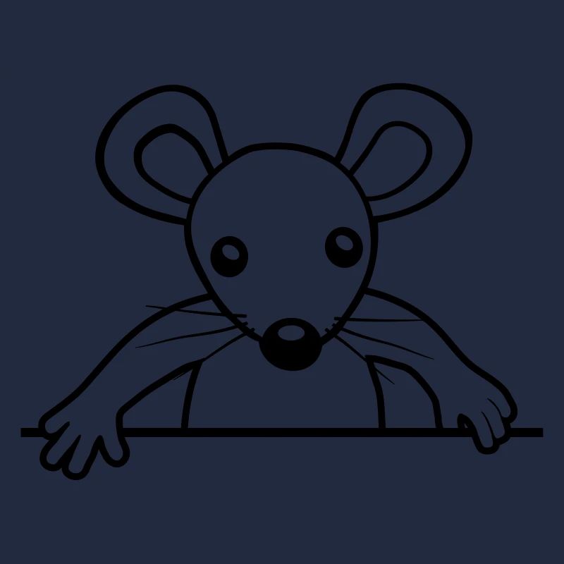 Niedliche hinter Mauer