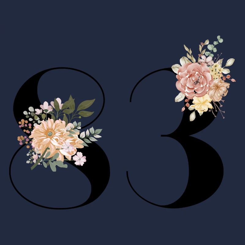 83e anniversaire fleuris (Cadeau de 83 ans)