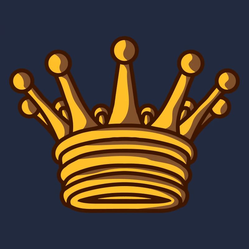 Conception de la couronne du roi d’or