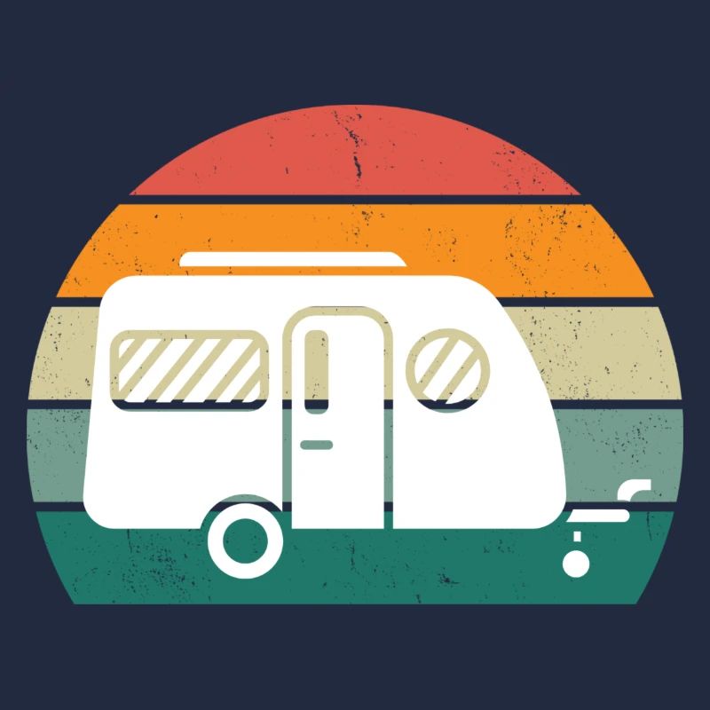 Retro caravan