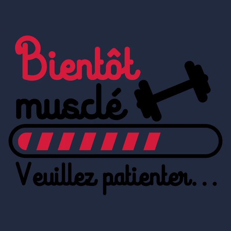 Bientôt musclé, cadeau musculation, muscu