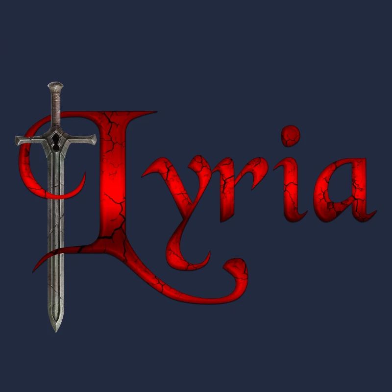 Lyria RPG Server Sword Medieval Logo