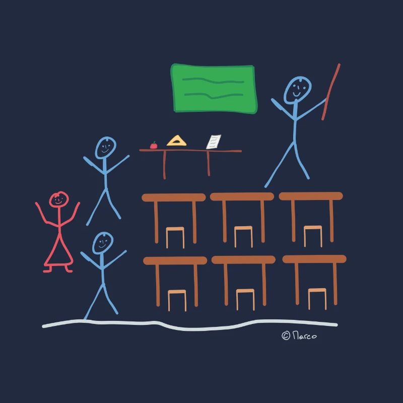 Stick Figure Class, école secondaire