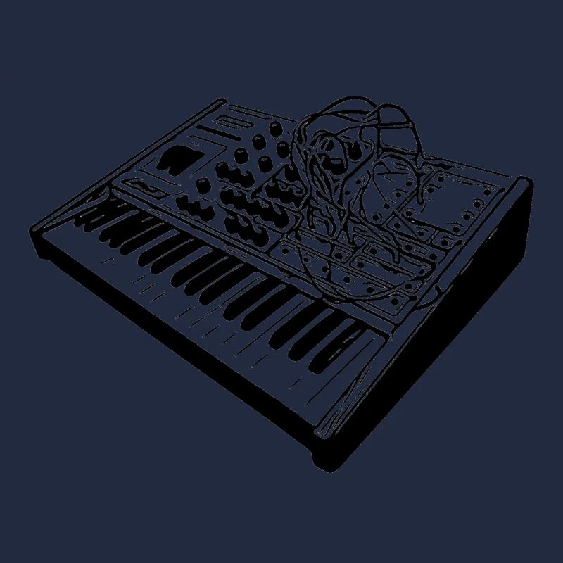 Analoger Vintage-Synthesizer