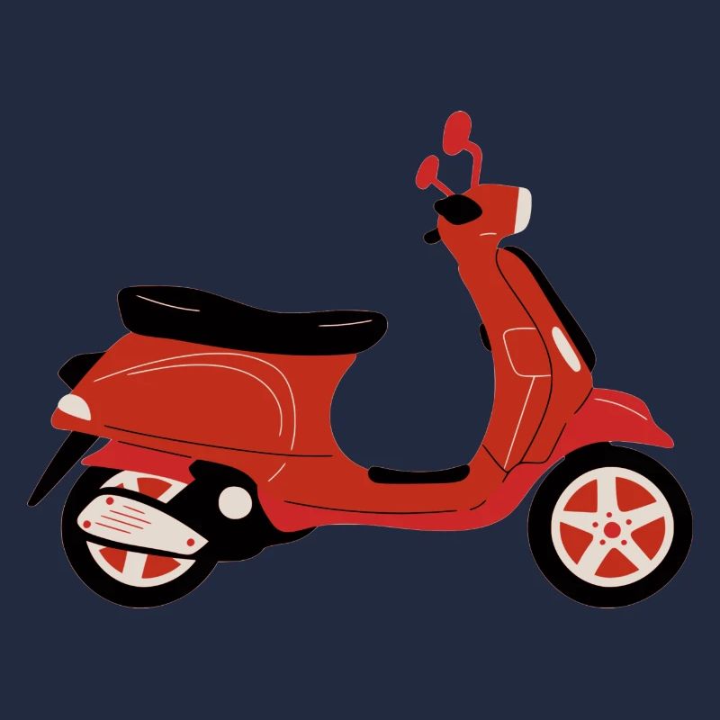 Moto rouge