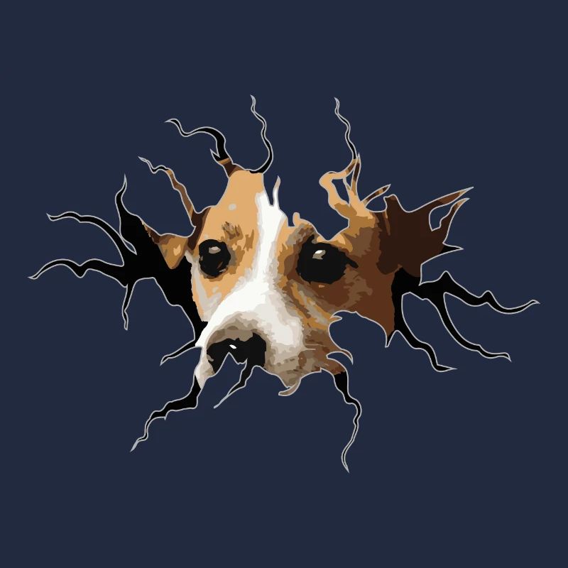 Jack Russell crack hole