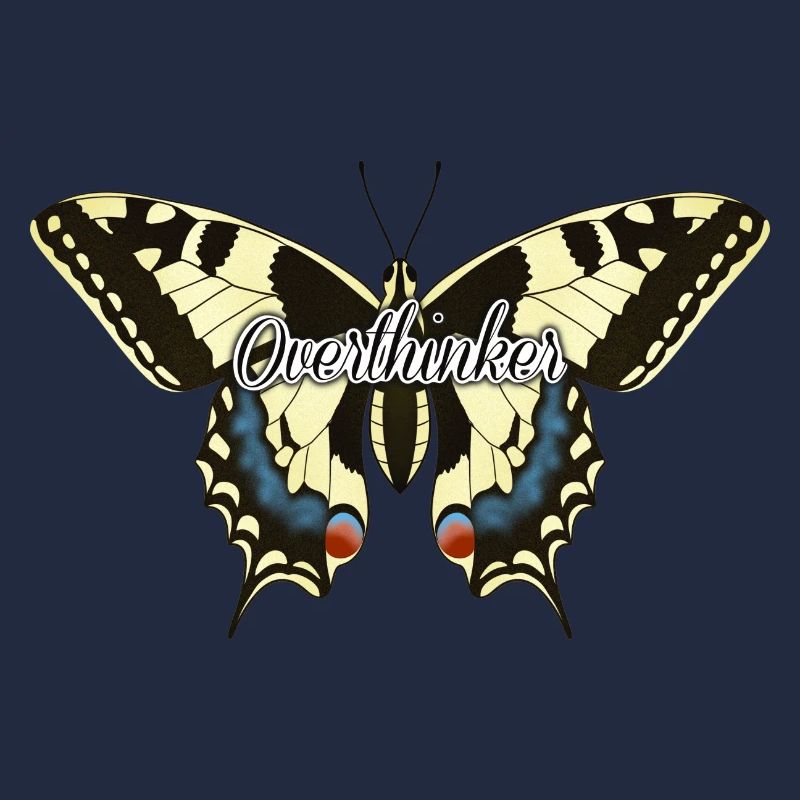 Overthinker Schmetterling