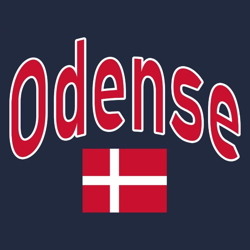 Drapeau d’Odense Danemark