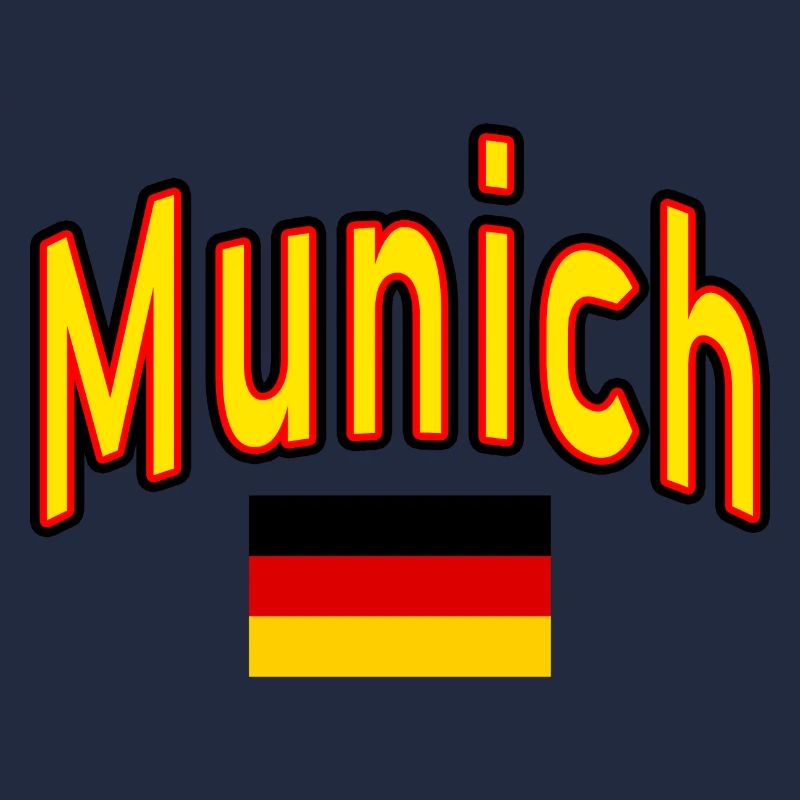 Munich Munich Allemagne drapeau