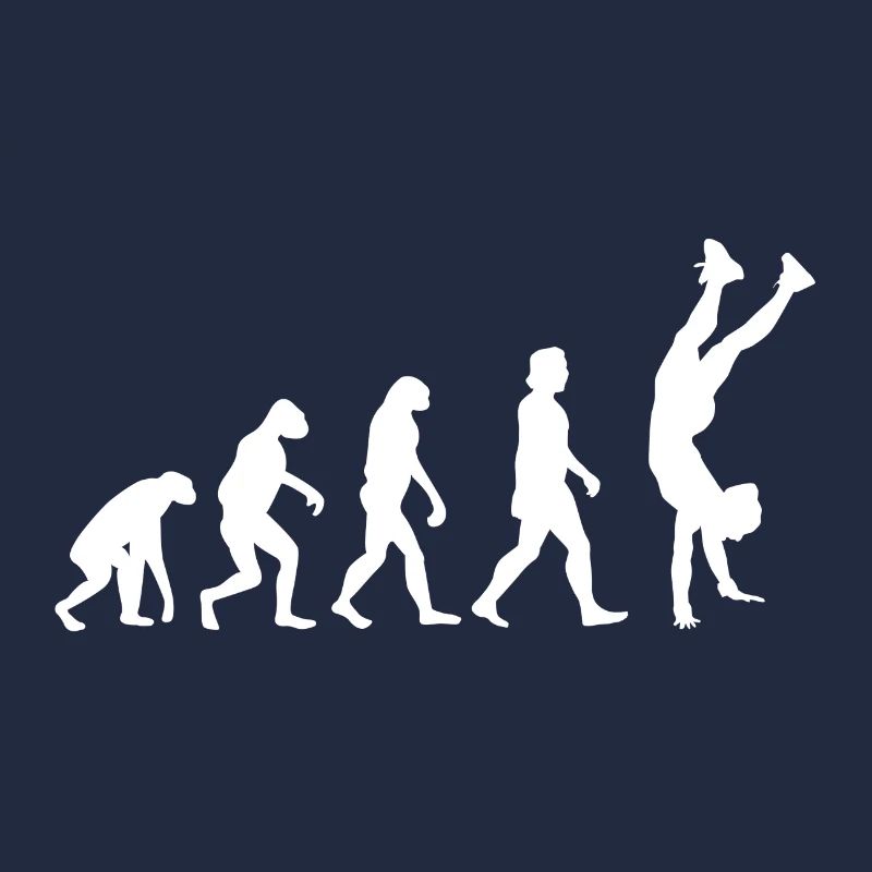 Gymnastics handstand evolution