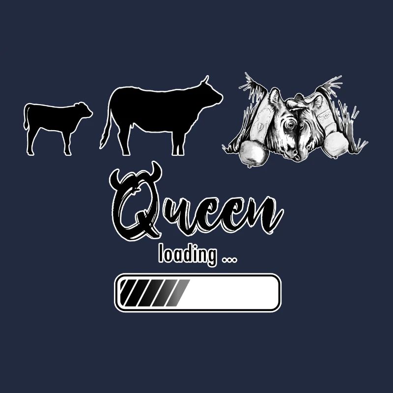 Vache d'herens, eringer, queen loading
