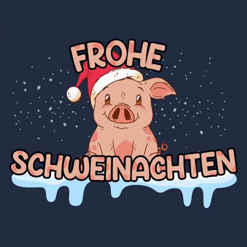 Weihnachten Geschenke Schwein Design