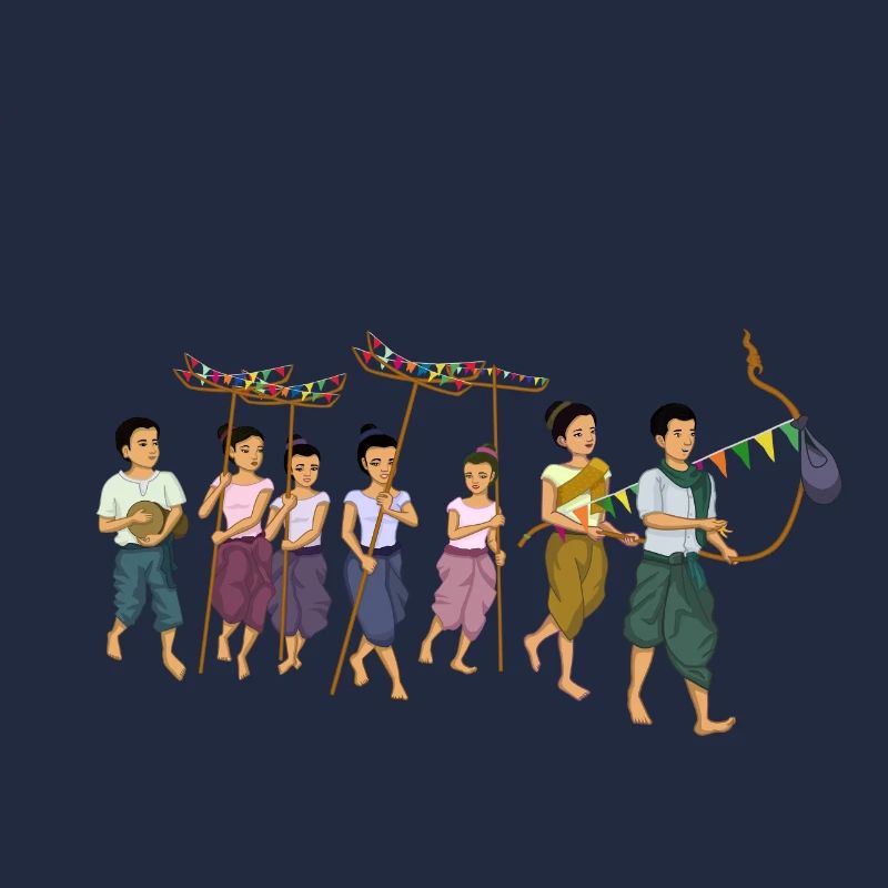 Danse Trot traditionelle cambodge