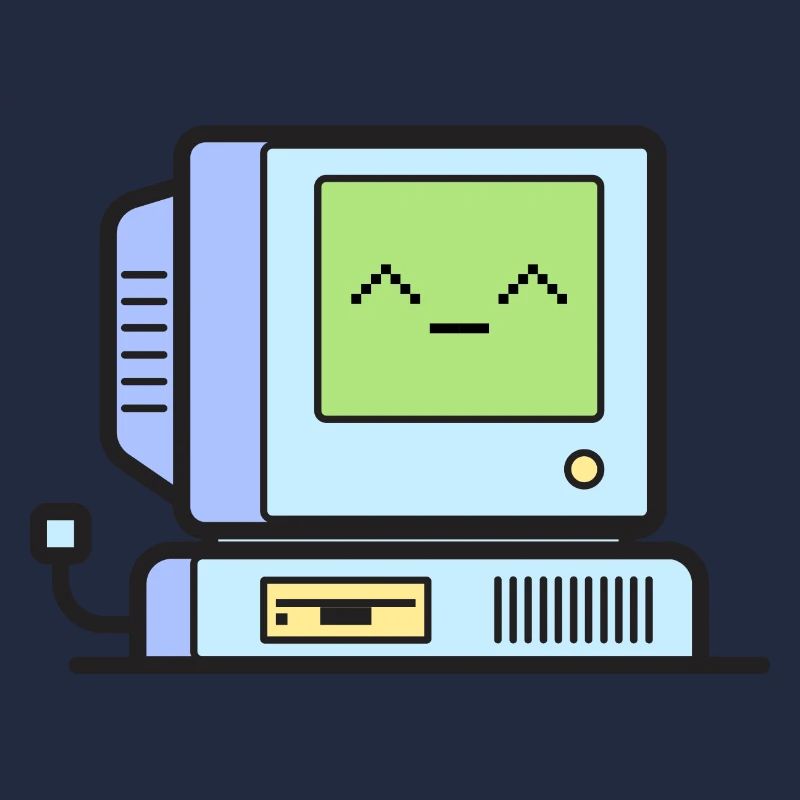 Happy Retro Computer