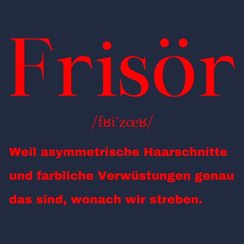 Frisör Definition