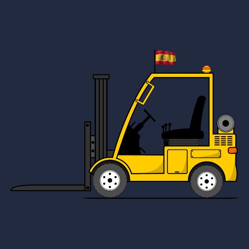 Stapler Spanien Flagge