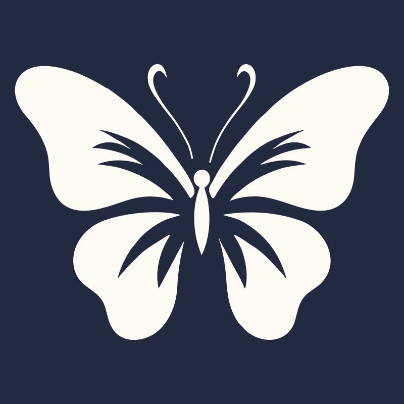 Kühner Schmetterling