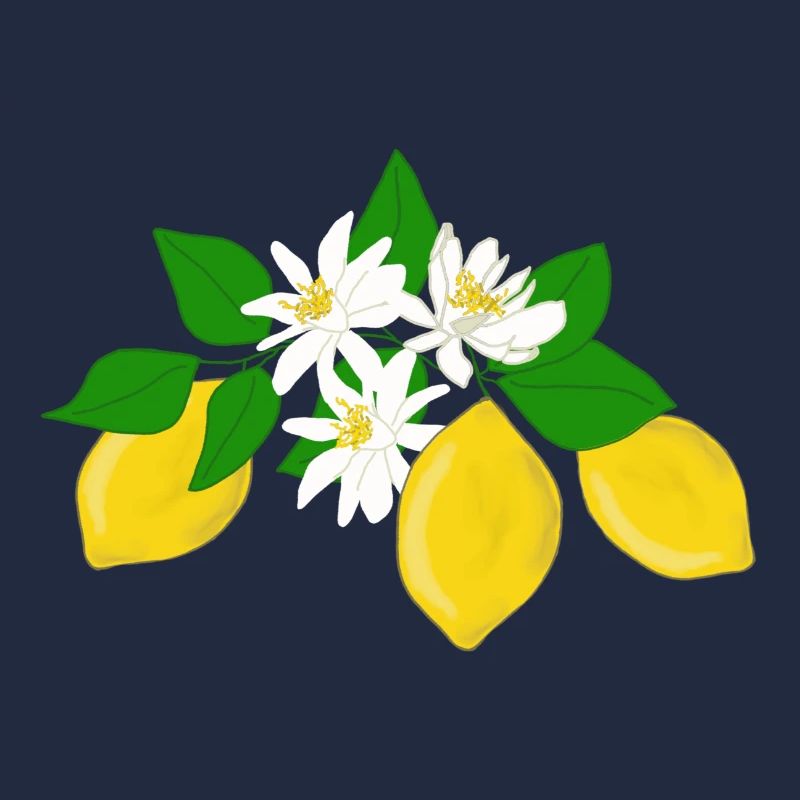 Citrons, fleurs de citron