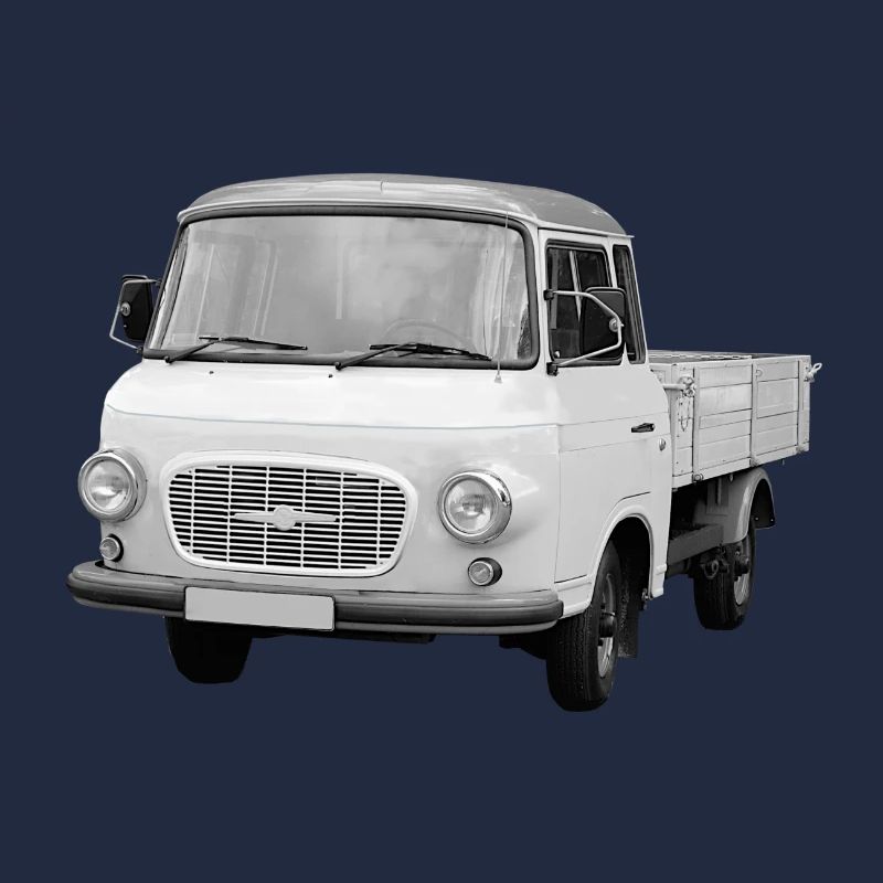 Barkas B1000 Transporteur de camions GDR Ostalgie Oldtimer