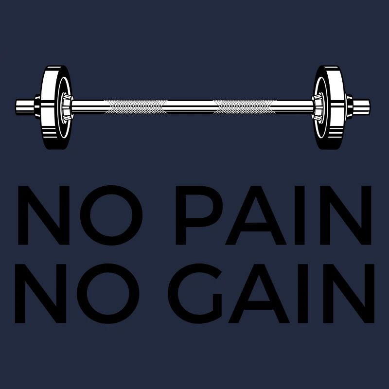 Pas de douleur, pas de gain - avec du poids