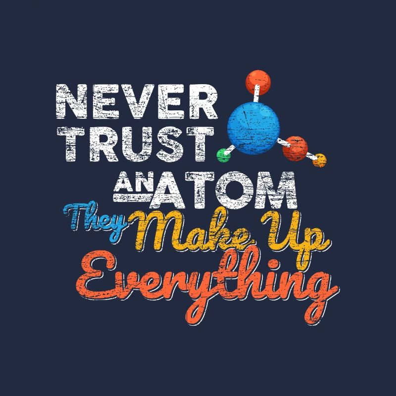Atome chimie science nerd math cadeau