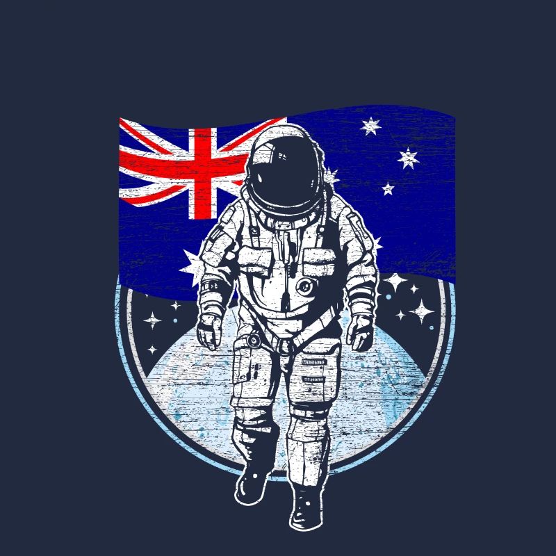 drapeau Australie dans l'espace des astronautes cadeau