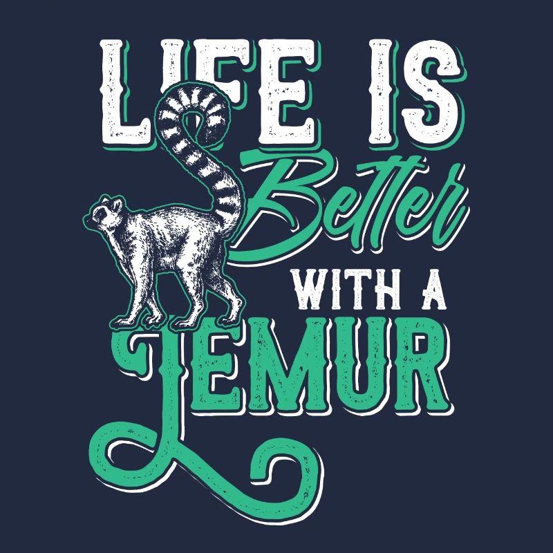 Lemur Affe Halbaffe Tier Geschenk Tierschutz.