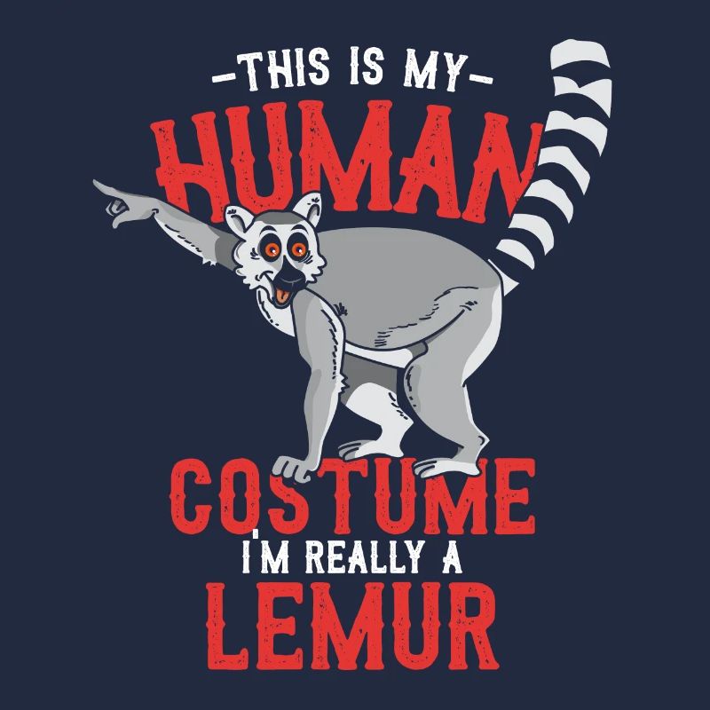 Lemur Affe Halbaffe Tier Geschenk Tierschutz.